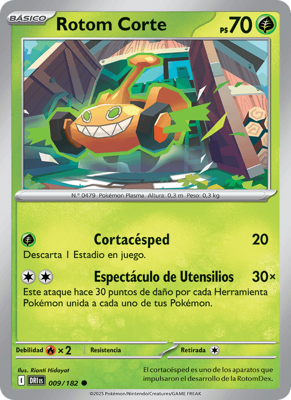 Rotom Corte, carte 009 de Rivales Predestinados