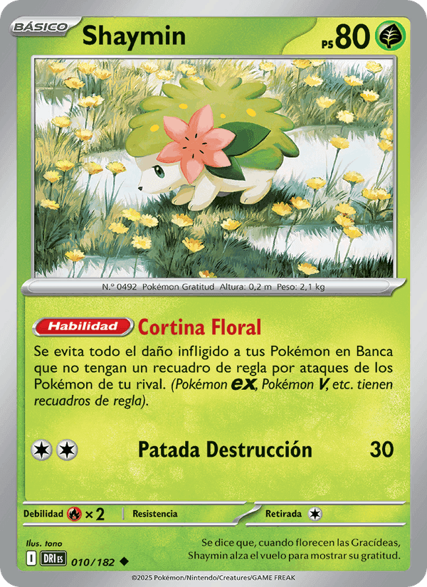 Shaymin, carta 010 de Rivales Predestinados