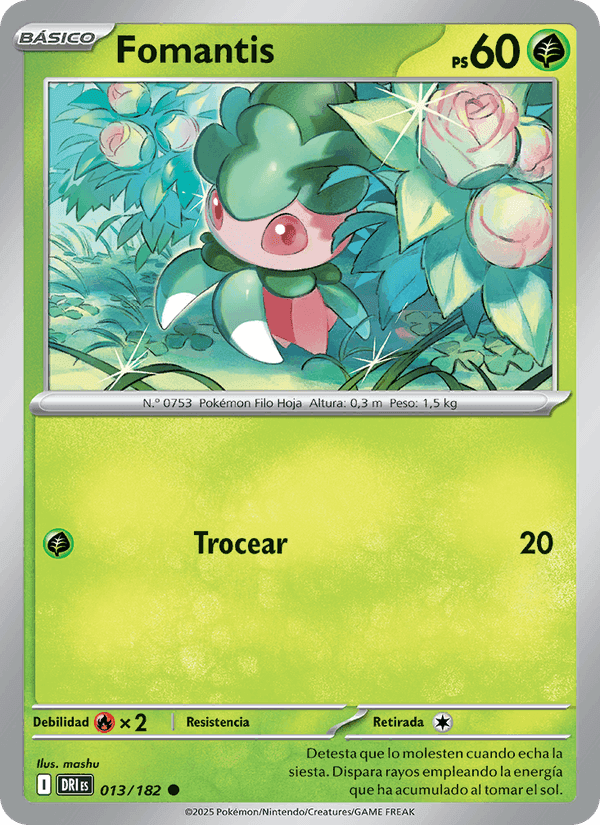 Fomantis, carta 013 de Rivales Predestinados