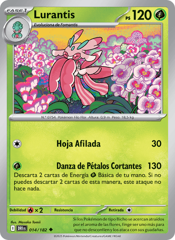Lurantis, card 014 from Rivales Predestinados