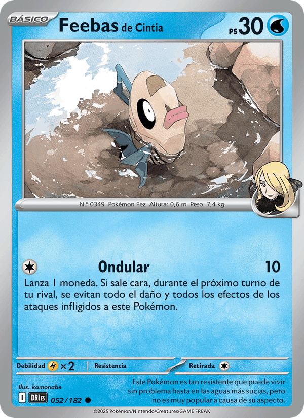 Feebas de Cintia, card 052 from Rivales Predestinados