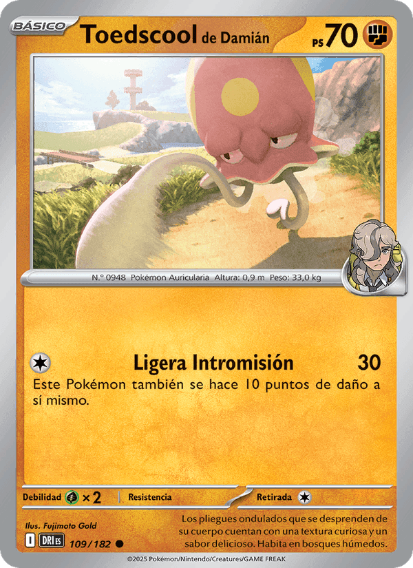 Toedscool de Damián, card 109 from Rivales Predestinados