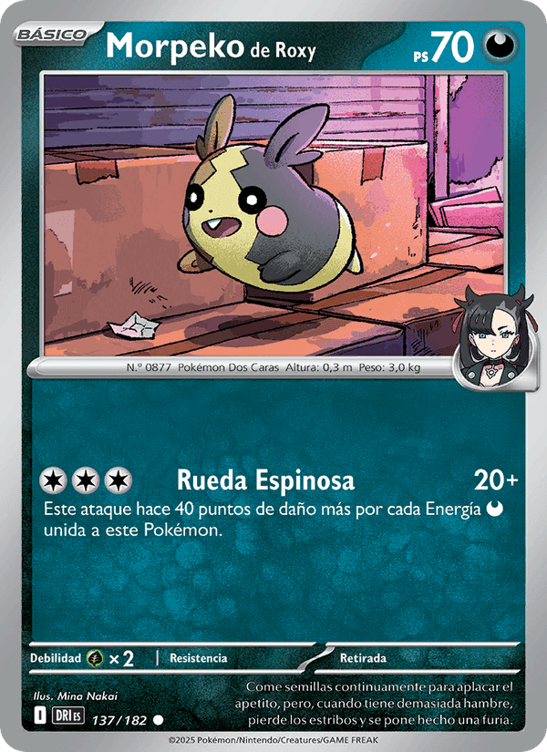 Morpeko de Roxy, carta 137 de Rivales Predestinados