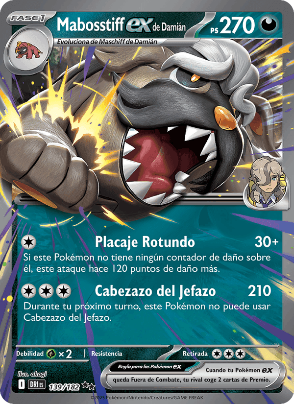 Mabosstiff ex de Damián, carta 139 de Rivales Predestinados