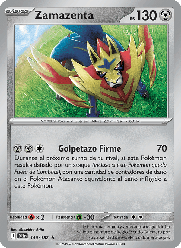 Zamazenta, carta 146 de Rivales Predestinados