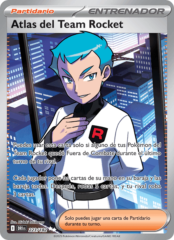 Atlas del Team Rocket, card 223 from Rivales Predestinados