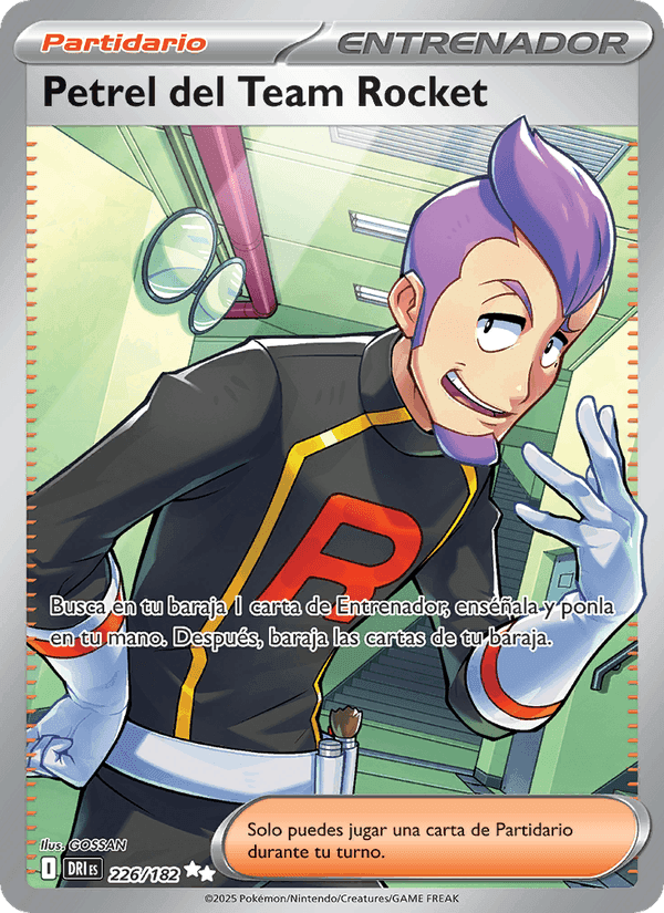 Petrel del Team Rocket, carta 226 de Rivales Predestinados