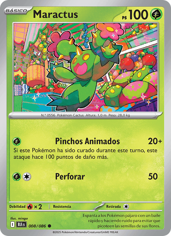 Maractus, carta 008 de Fulgor Negro