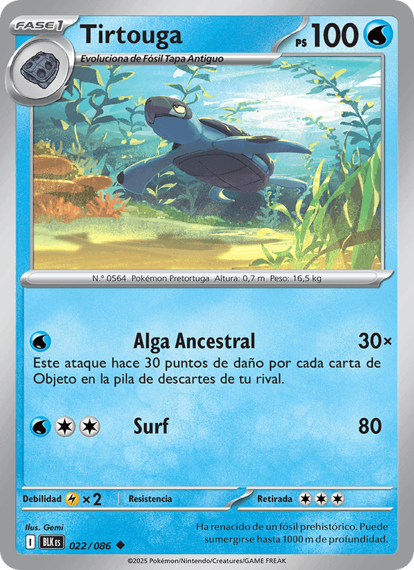 Tirtouga, carta 022 de Fulgor Negro