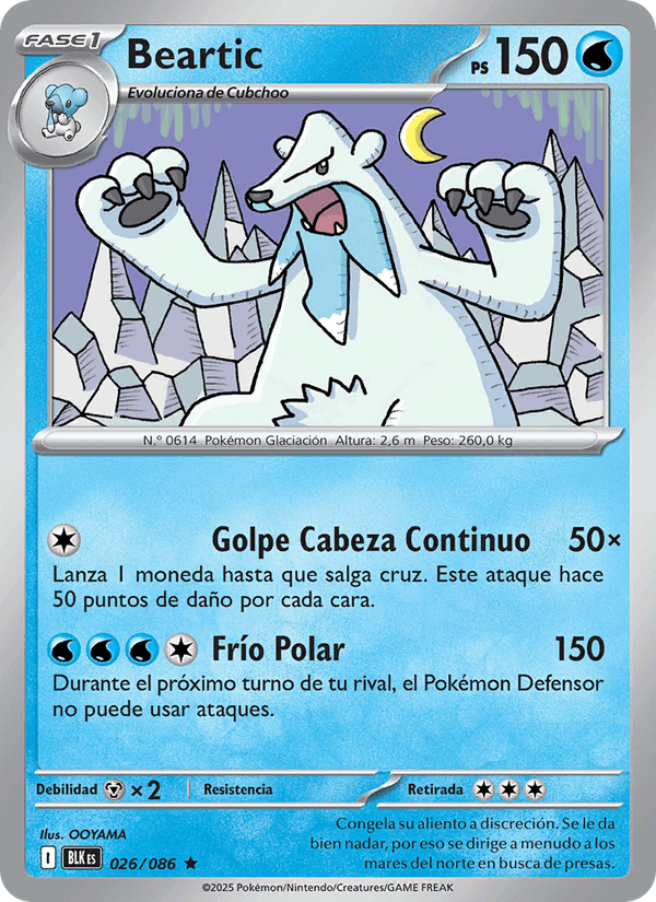 Beartic, carte 026 de Fulgor Negro
