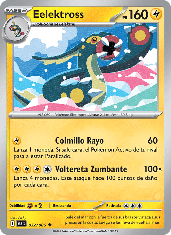 Eelektross, carta 032 de Fulgor Negro