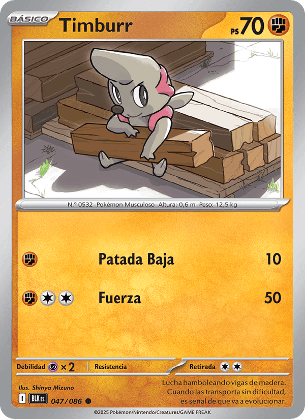 Timburr, carta 047 de Fulgor Negro