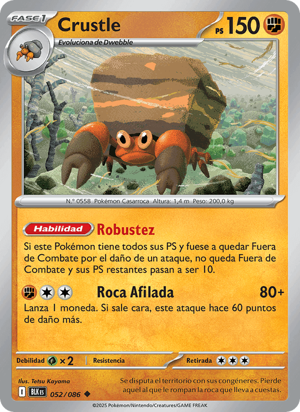 Crustle, carta 052 de Fulgor Negro