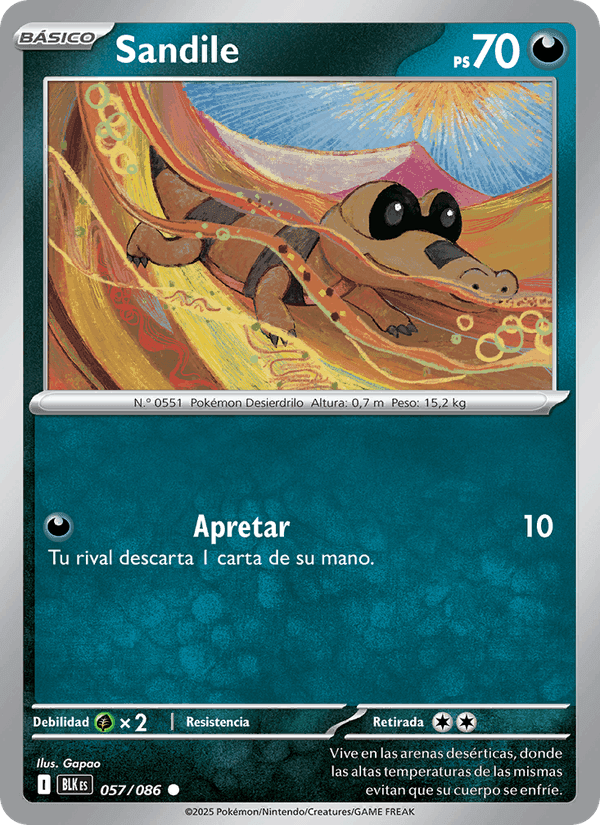 Sandile, card 057 from Fulgor Negro