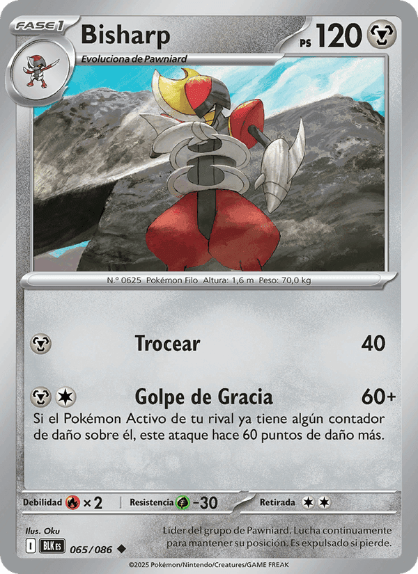 Bisharp, card 065 from Fulgor Negro