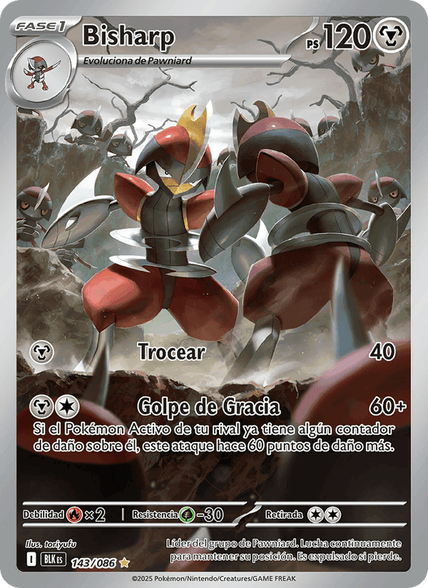 Bisharp, card 143 from Fulgor Negro