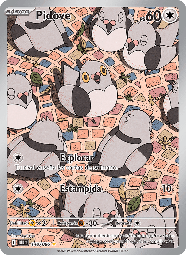 Pidove, carta 148 de Fulgor Negro