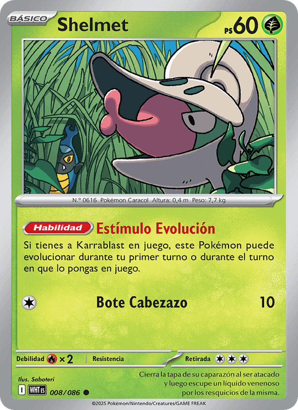 Shelmet, carta 008 di Llama Blanca