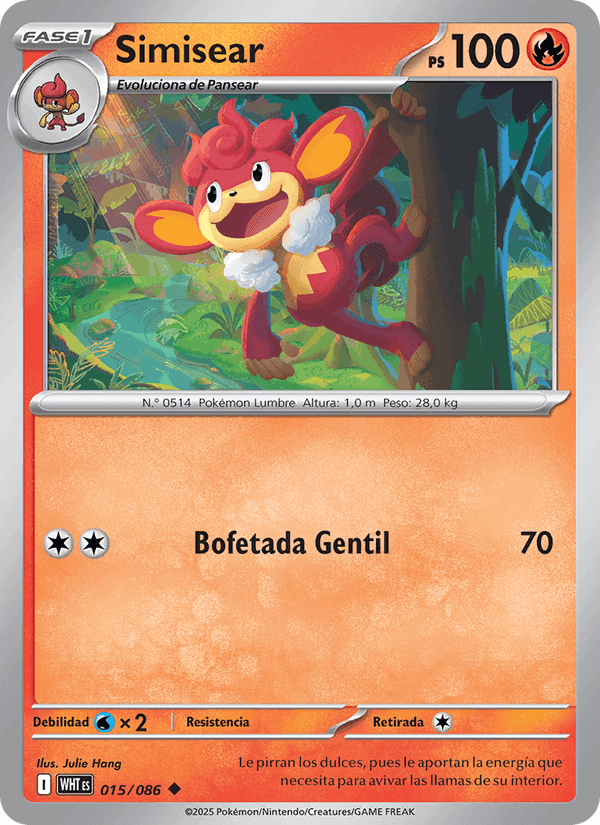 Simisear, carta 015 de Llama Blanca