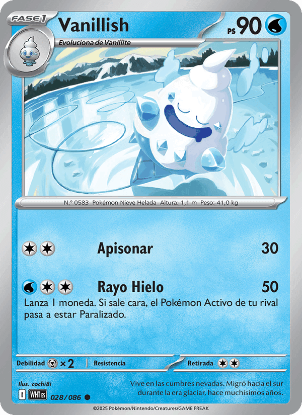 Vanillish, carte 028 de Llama Blanca