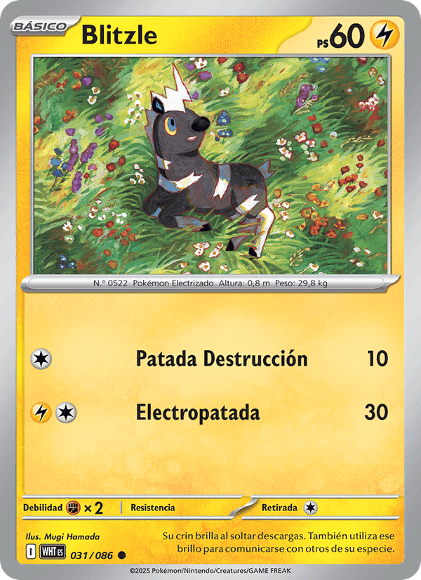 Blitzle, card 031 from Llama Blanca
