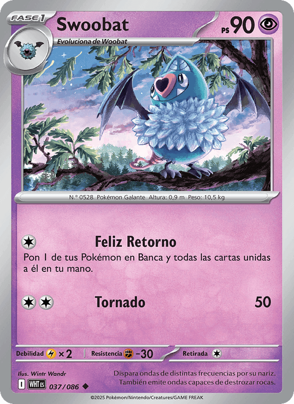 Swoobat, carta 037 di Llama Blanca