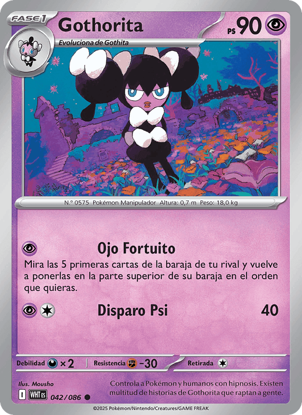 Gothorita, card 042 from Llama Blanca
