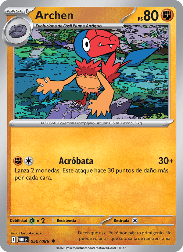 Archen, card 050 from Llama Blanca