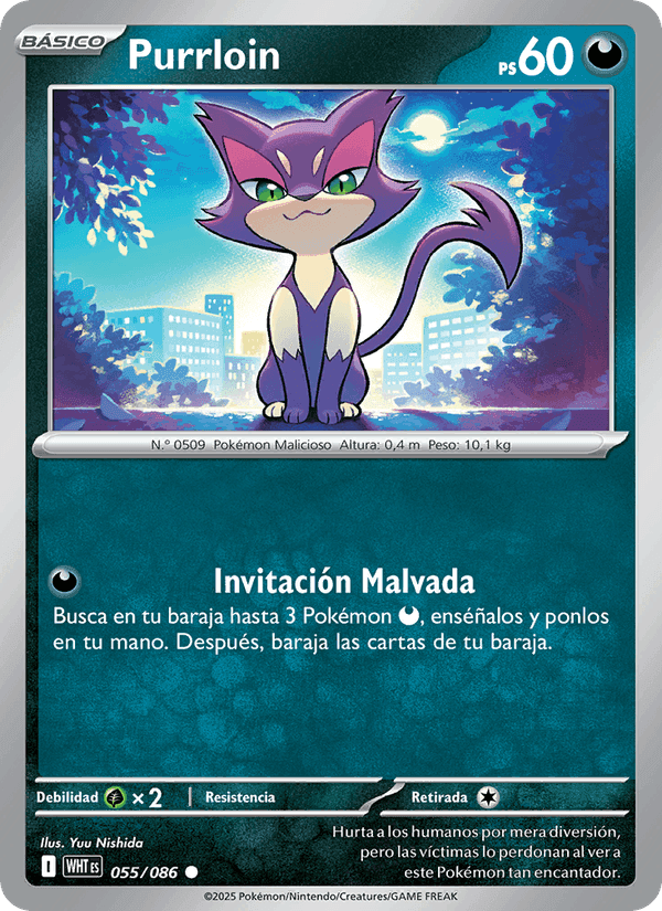 Purrloin, carta 055 di Llama Blanca