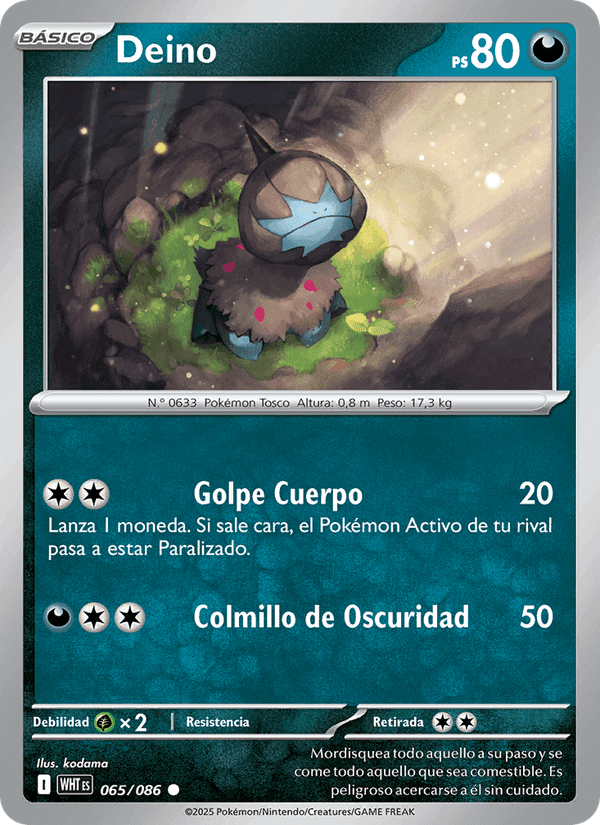 Deino, card 065 from Llama Blanca