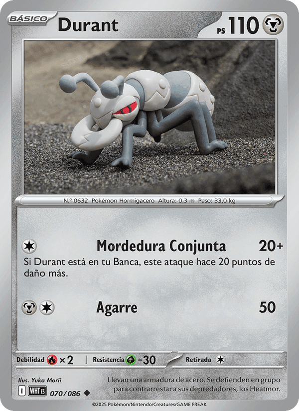 Durant, carta 070 de Llama Blanca