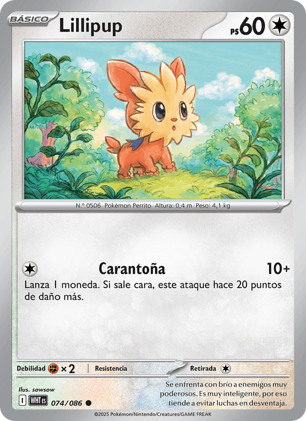 Lillipup, carta 074 de Llama Blanca