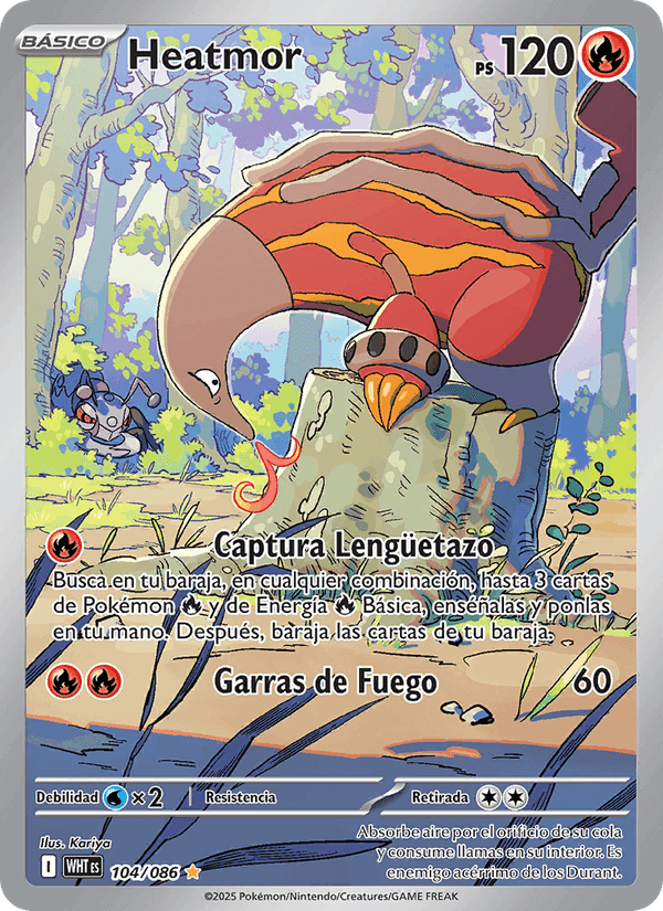 Heatmor, carte 104 de Llama Blanca