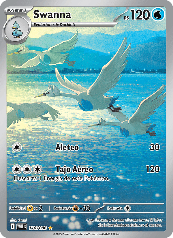 Swanna, carte 110 de Llama Blanca