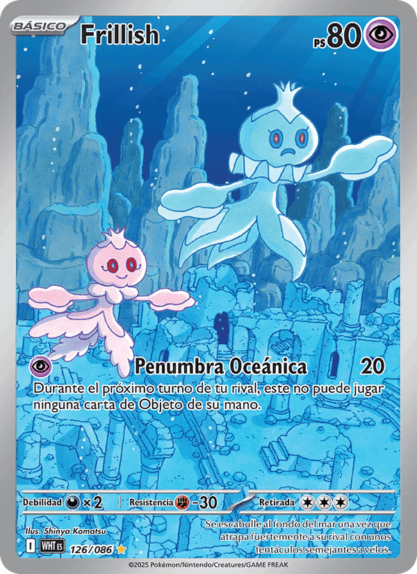 Frillish, card 126 from Llama Blanca