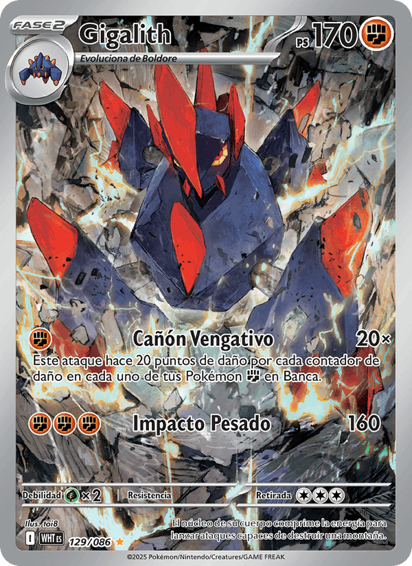 Gigalith, carta 129 de Llama Blanca