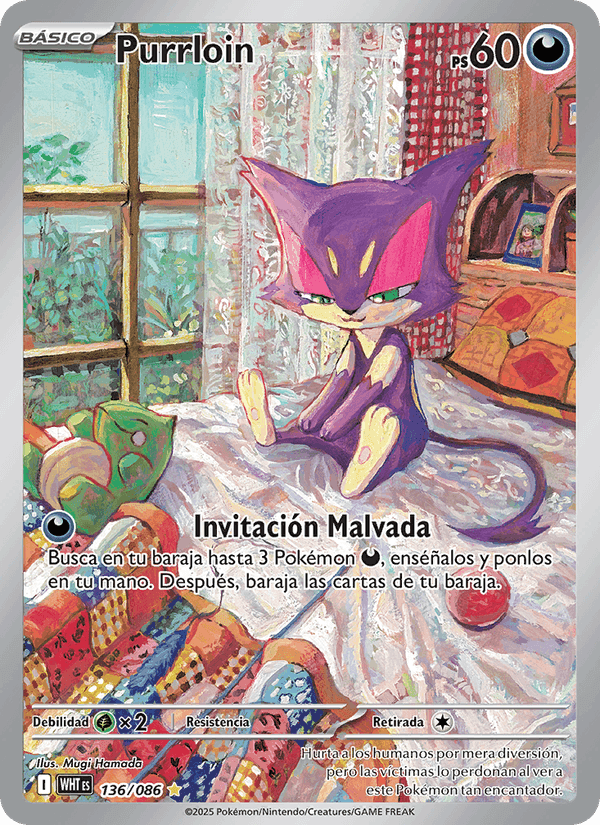 Purrloin, carta 136 di Llama Blanca