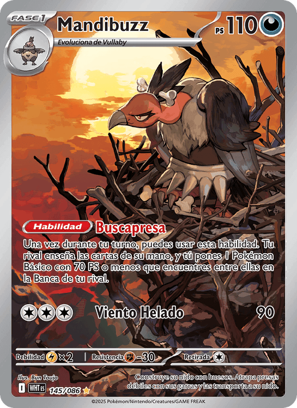 Mandibuzz, carta 145 de Llama Blanca