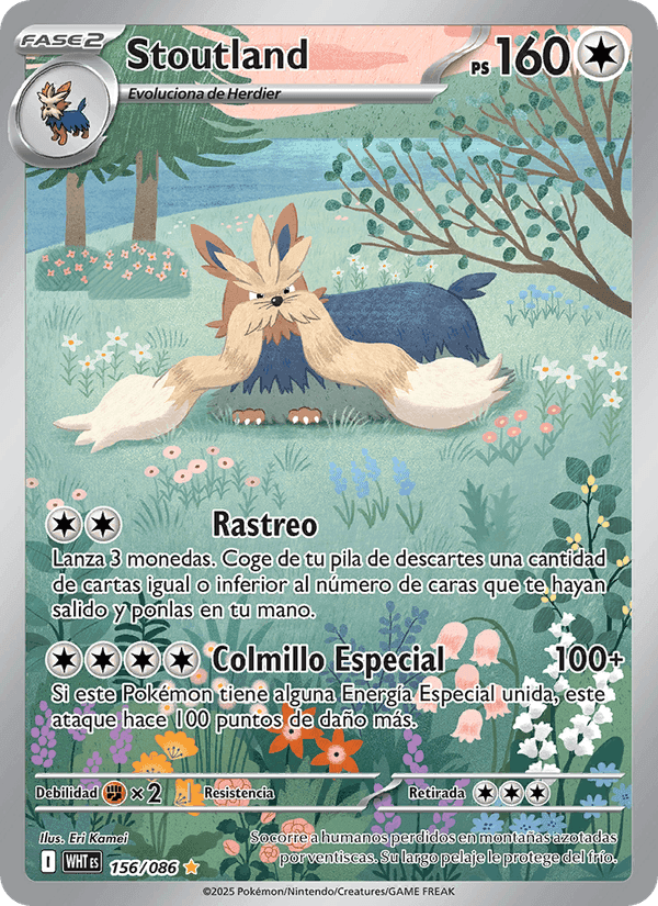 Stoutland, carta 156 di Llama Blanca