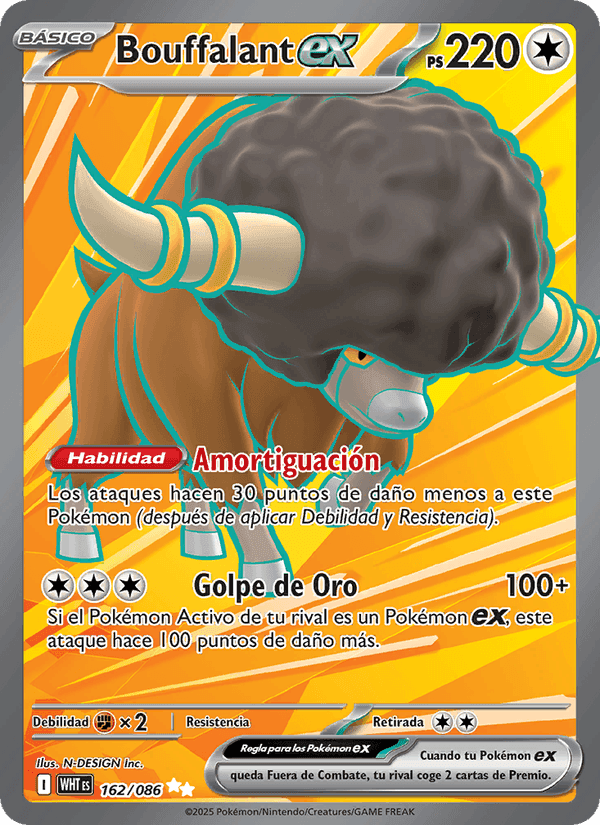 Bouffalant ex, carta 162 de Llama Blanca