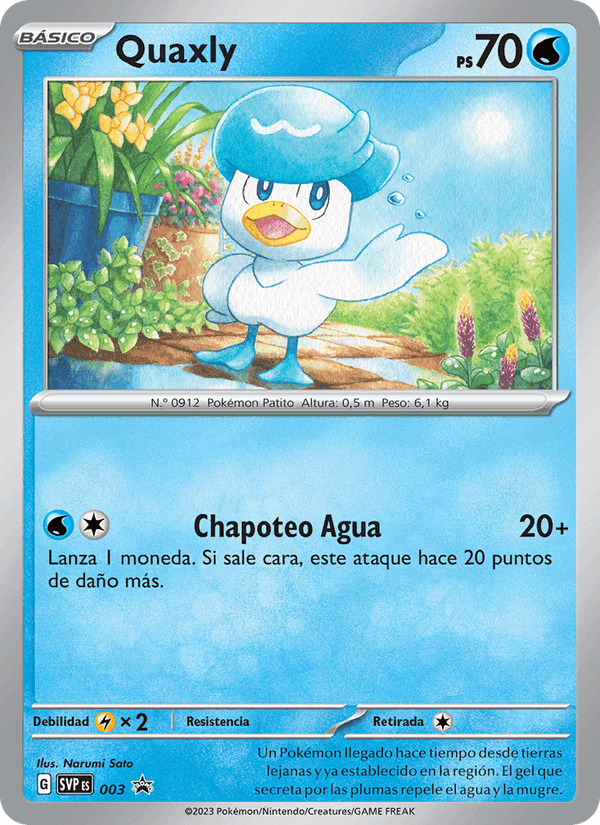 Quaxly, carte 003 de SVP Black Star Promos