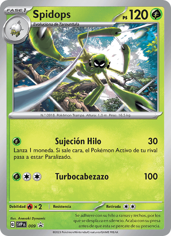 Spidops, card 009 from SVP Black Star Promos