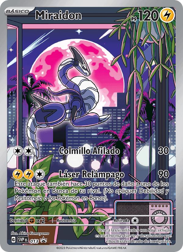 Miraidon, carta 013 di SVP Black Star Promos