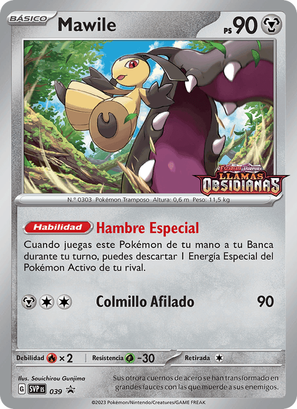 Mawile, carta 039 de SVP Black Star Promos