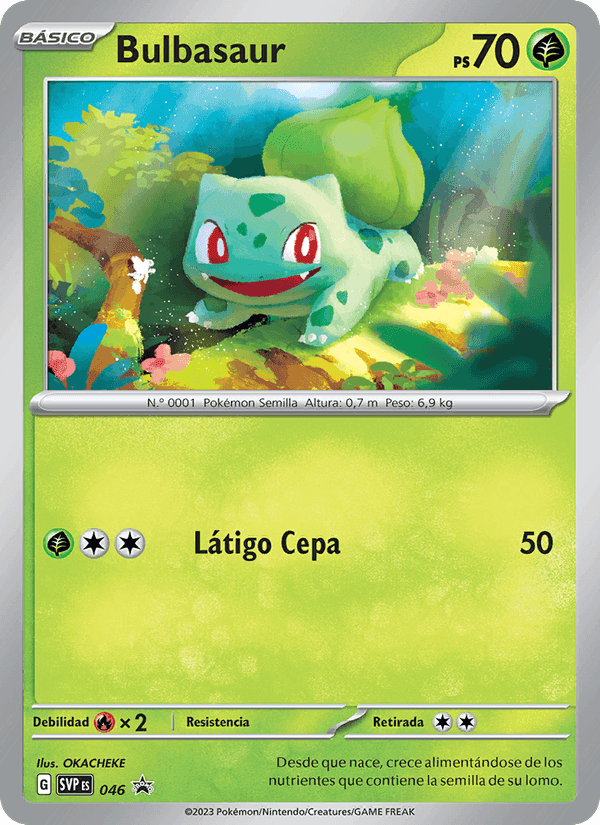 Bulbasaur, carte 046 de SVP Black Star Promos