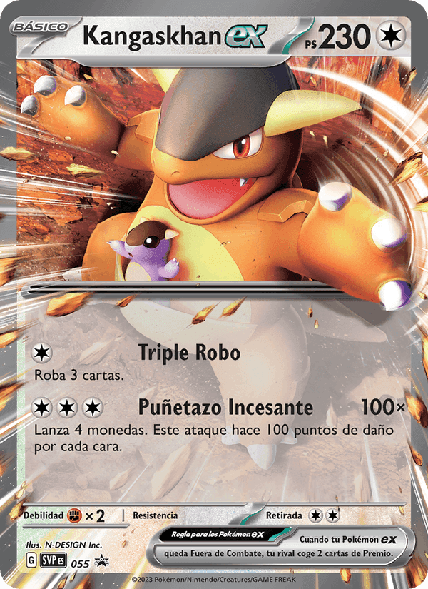 Kangaskhan ex, carte 055 de SVP Black Star Promos