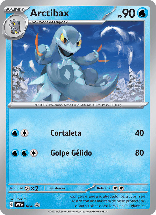 Arctibax, carta 064 di SVP Black Star Promos