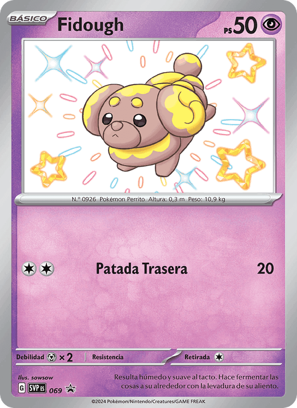 Fidough, carta 069 di SVP Black Star Promos