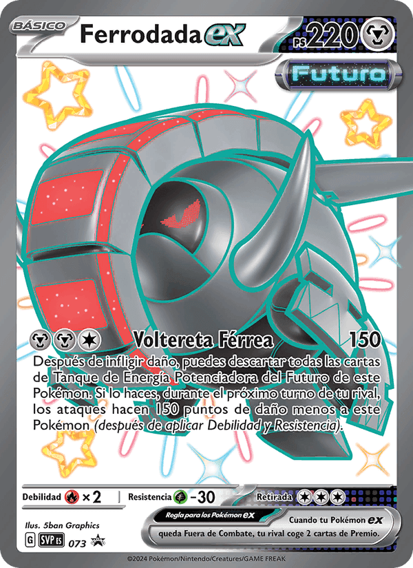 Ferrodada ex, carta 073 de SVP Black Star Promos