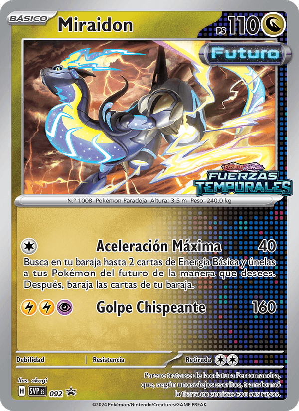 Miraidon, carta 092 de SVP Black Star Promos